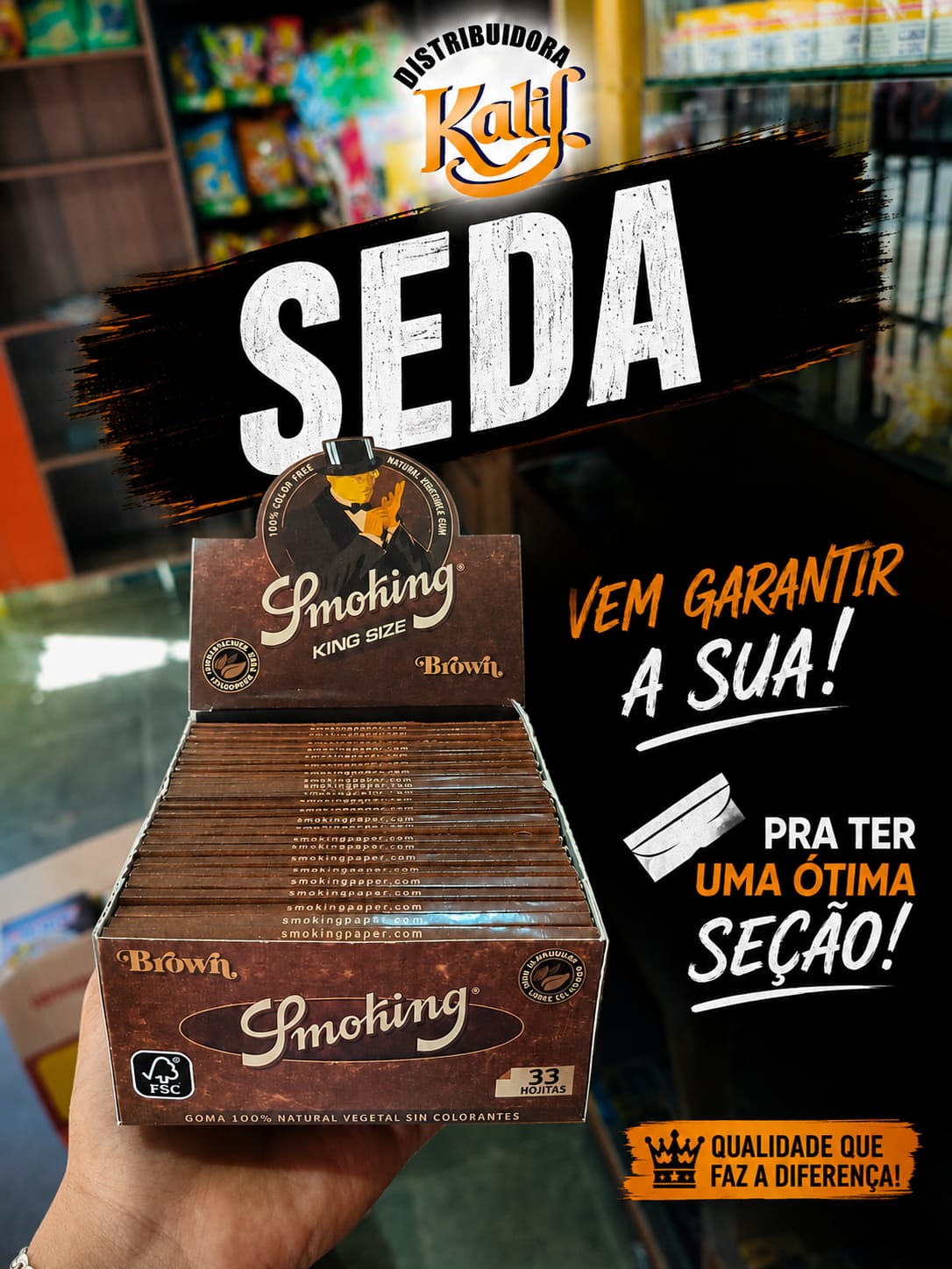 Seda Smoking Brown King Size