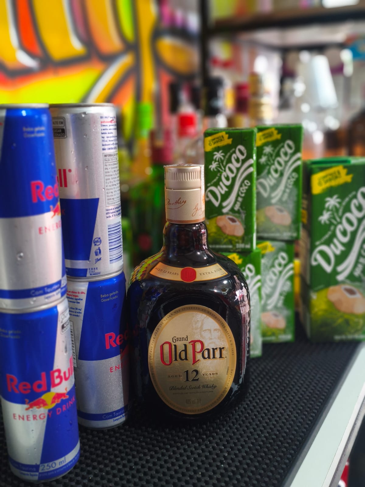 Old Parr 12 anos + Red Bull
