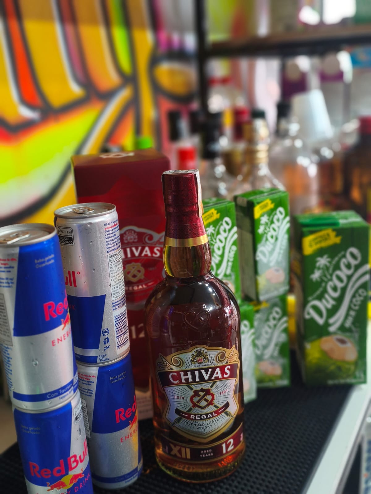 Chivas Regal 12 anos + Red Bull